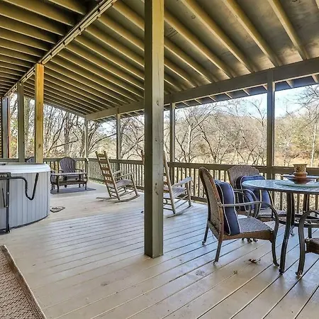 Luxury Babbling River Mtn Home - 3 Master Suites - Hot Tub - Great Price! (Adults Only) Ellijay Exterior photo