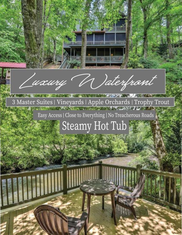 Casa vacanze Luxury Babbling River Mtn - 3 Master - Hot Tub - Great Price! (adults Only) Ellijay